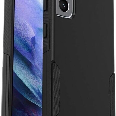OtterBox Galaxy S21+ 5G (ONLY - Does NOT FIT Non-Plus Size or Ultra) Commuter Series Case - Does NOT FIT Non-Plus Size or Ultra - Black, Slim & Tough, Pocket-Friendly, with Port Protection