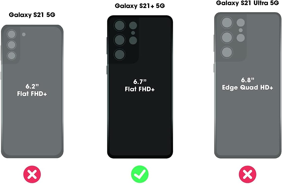 OtterBox Galaxy S21+ 5G (ONLY - Does NOT FIT Non-Plus Size or Ultra) Commuter Series Case - Does NOT FIT Non-Plus Size or Ultra - Black, Slim & Tough, Pocket-Friendly, with Port Protection - Image 2