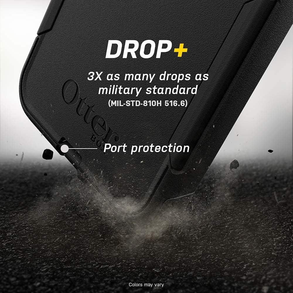 OtterBox Galaxy S21+ 5G (ONLY - Does NOT FIT Non-Plus Size or Ultra) Commuter Series Case - Does NOT FIT Non-Plus Size or Ultra - Black, Slim & Tough, Pocket-Friendly, with Port Protection - Image 5