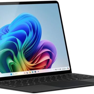 Microsoft Surface Laptop (2024), Windows 11 Copilot+ PC, 13.8" Touchscreen Display, Snapdragon X Elite (12 core), 16GB RAM, 512GB SSD Storage, Black